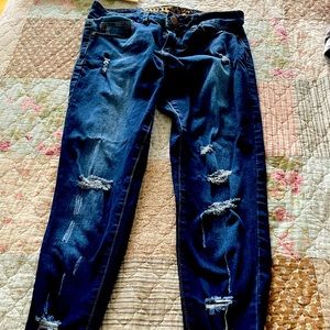 Dark Blue ripped jeans